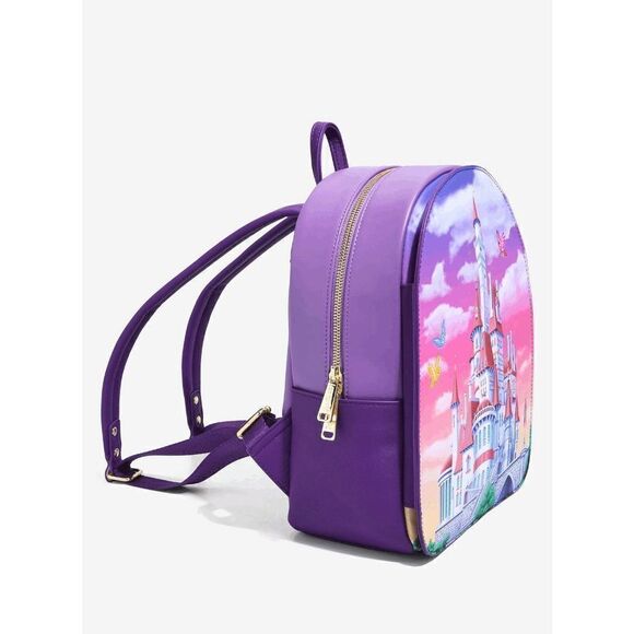 Loungefly Disney Beauty and the Beast Castle Portrait Mini Backpack main image 5